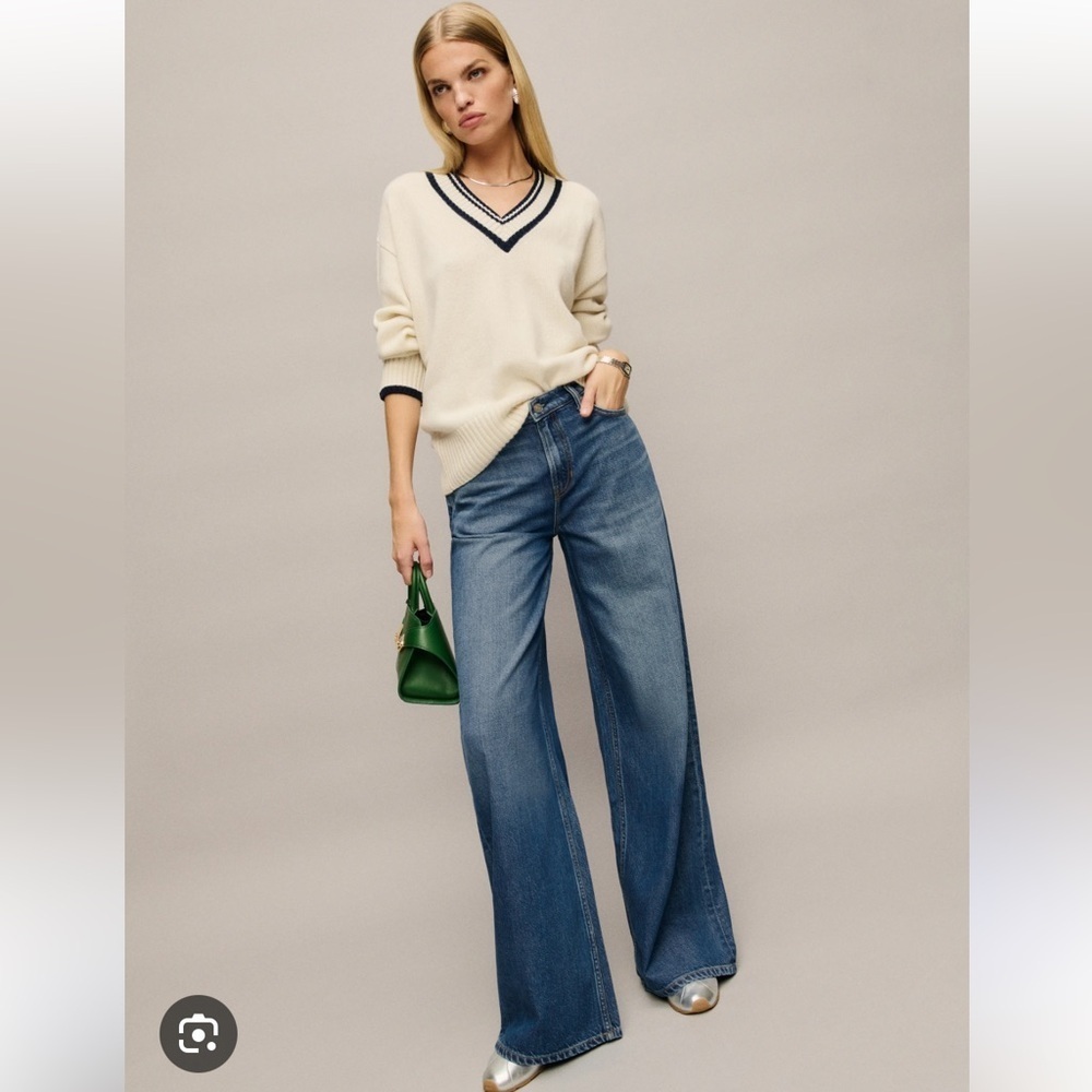 Reformation Rui lived in wide leg baggy jeans